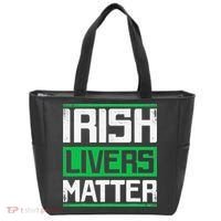 Irish Livers Matter St Patricks Day Tote Bag thumb 0