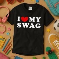 I Love My Swag I Heart My Swag Kids T-Shirt thumb 3