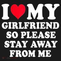 I Love My Girlfriend So Please Stay Away From Me Funny Gift Kids Sweatshirt thumb 2
