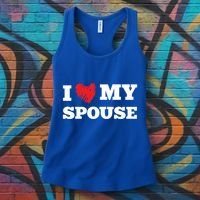 I Love My Spouse Favorite Family Member Valentines Gift Women's Tank Top thumb 3