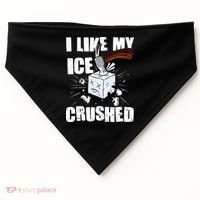 I Like My ICE Crushed Anti ICE  USA-Made Doggie Bandana thumb 0