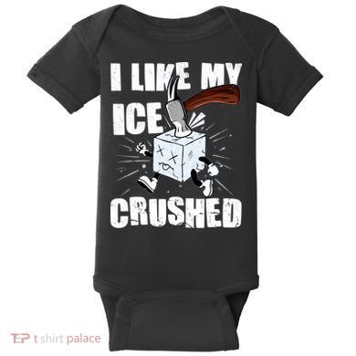 I Like My ICE Crushed Anti ICE  Baby Bodysuit