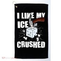 I Like My ICE Crushed Anti ICE  Golf Towel thumb 0