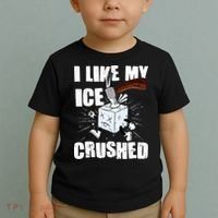 I Like My ICE Crushed Anti ICE  Toddler T-Shirt thumb 2
