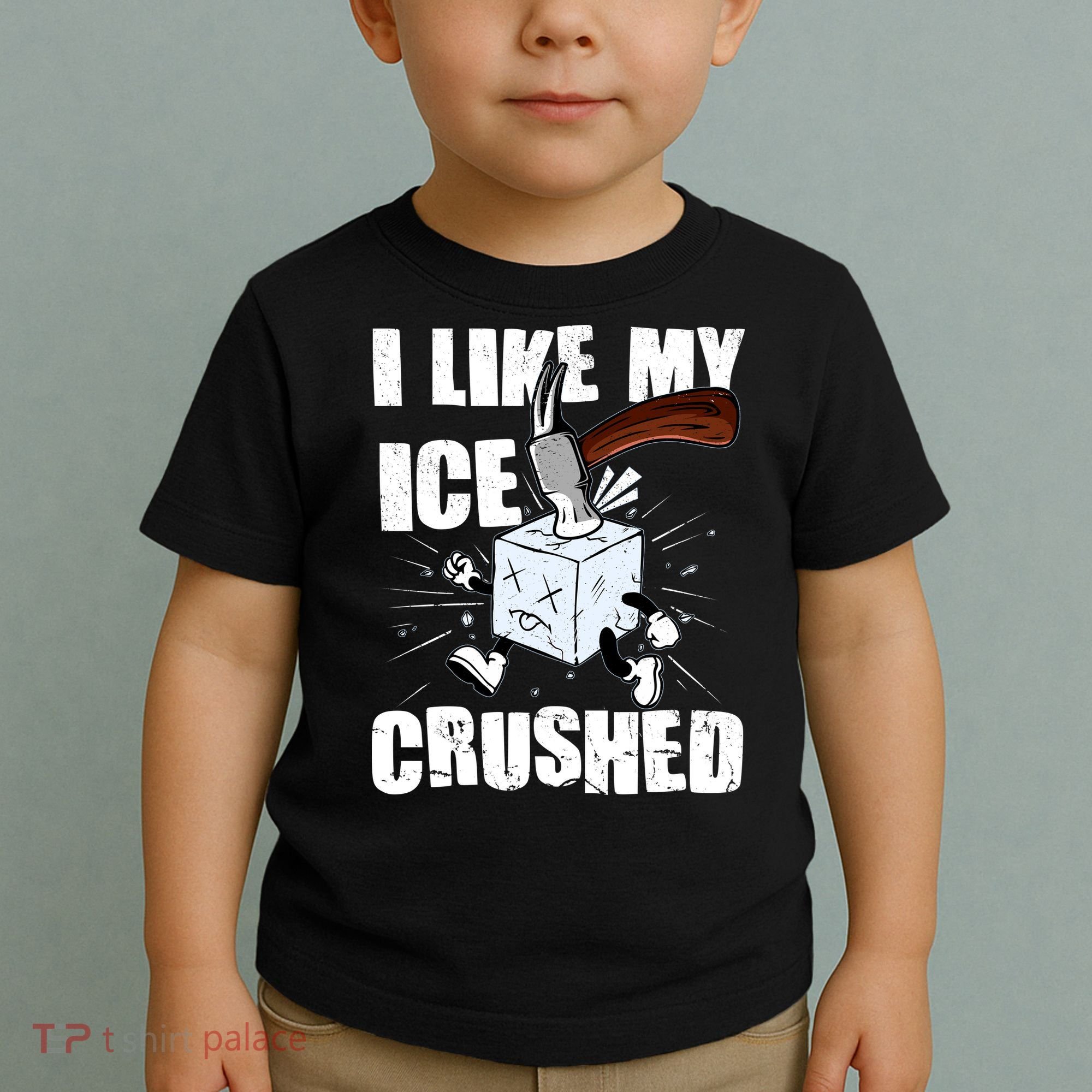 I Like My ICE Crushed Anti ICE  Toddler T-Shirt