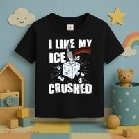 I Like My ICE Crushed Anti ICE  Toddler T-Shirt thumb 3