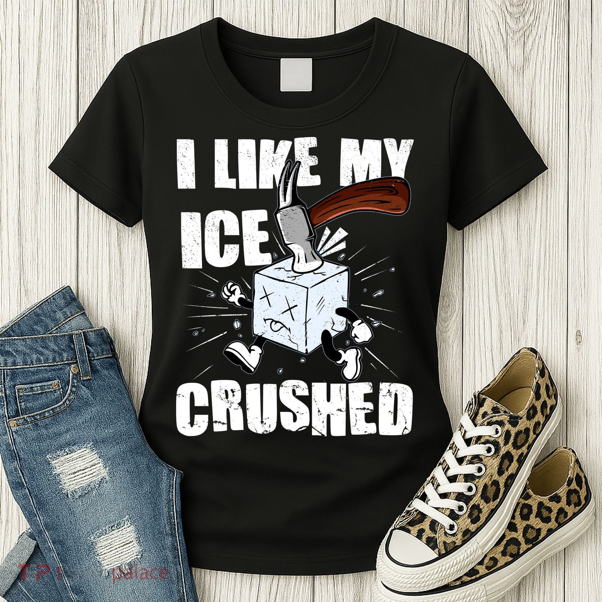 I Like My ICE Crushed Anti ICE  Women's T-Shirt