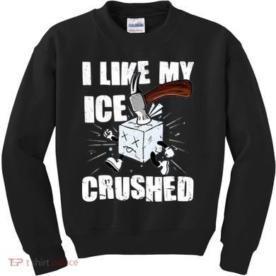 I Like My ICE Crushed Anti ICE  Kids Sweatshirt