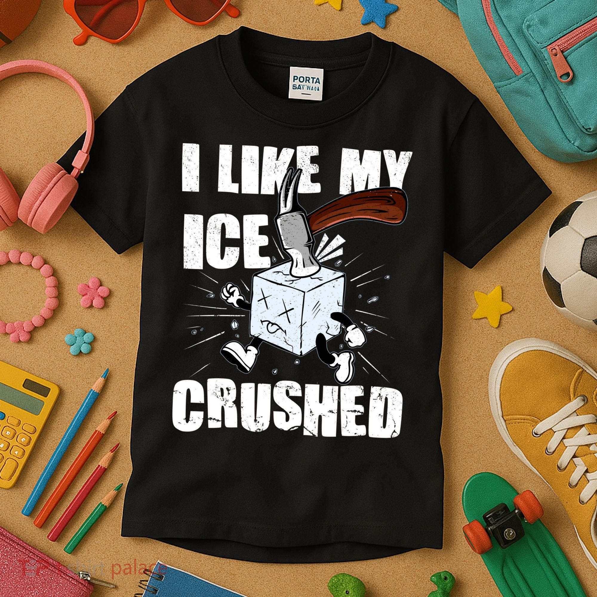 I Like My ICE Crushed Anti ICE  Kids T-Shirt