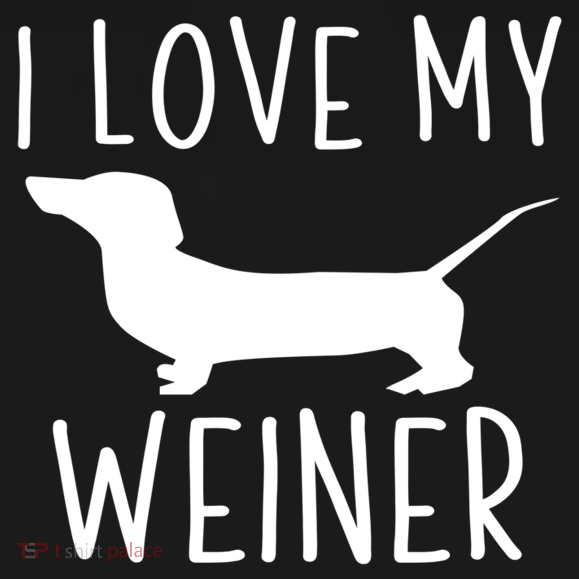I Love My Weiner Meaningful Gift For Dachshund Lovers Hoodie