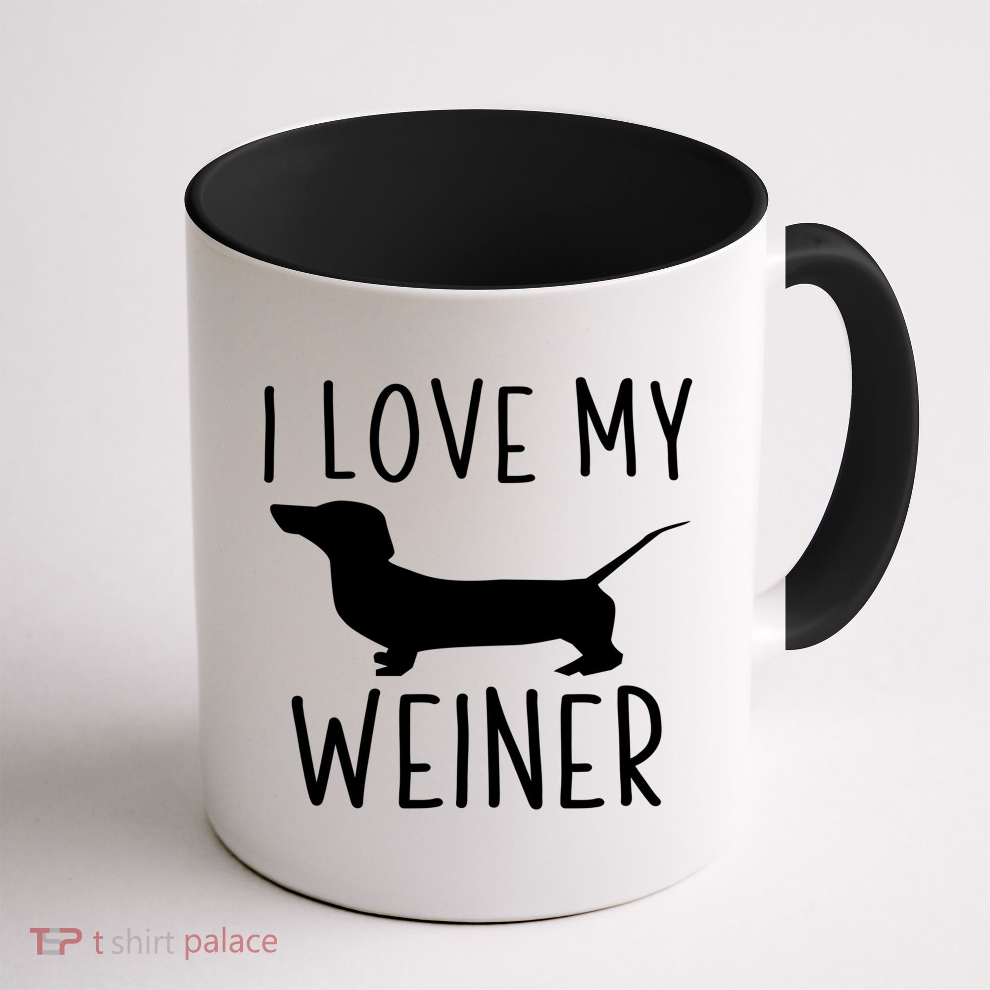 I Love My Weiner Meaningful Gift For Dachshund Lovers Coffee Mug