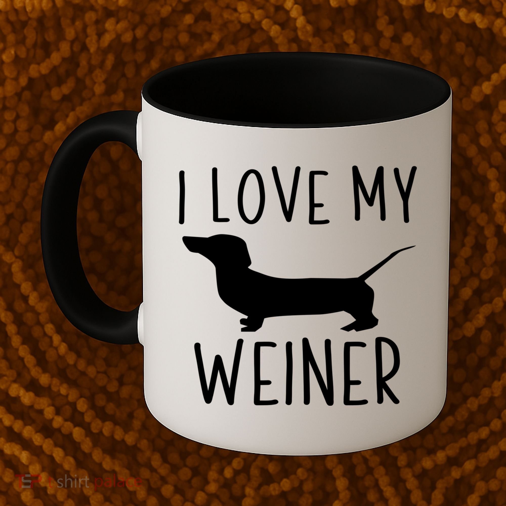 I Love My Weiner Meaningful Gift For Dachshund Lovers Coffee Mug