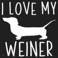 I Love My Weiner Meaningful Gift For Dachshund Lovers Hat thumb 2