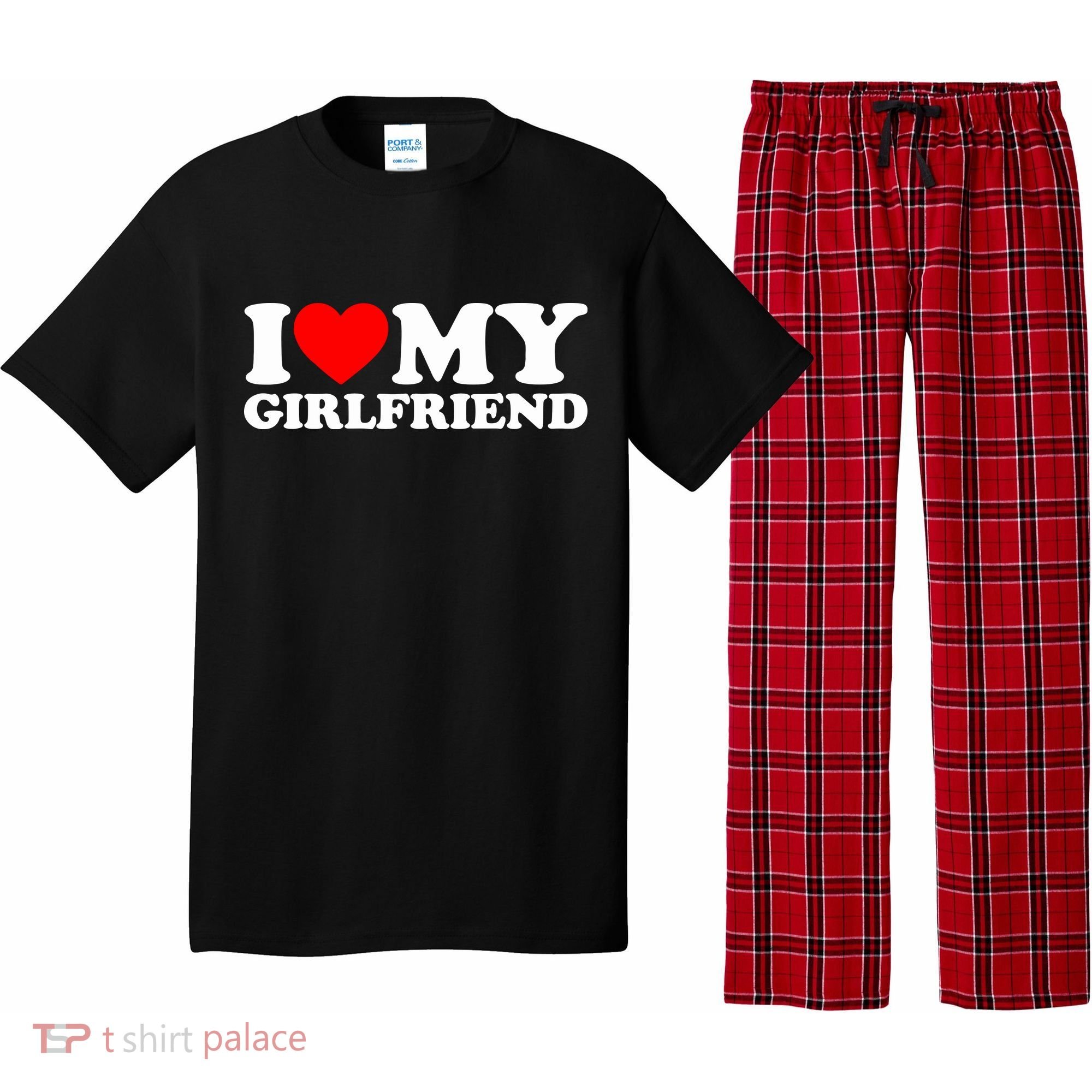I Love My Girlfriend Pajama Set