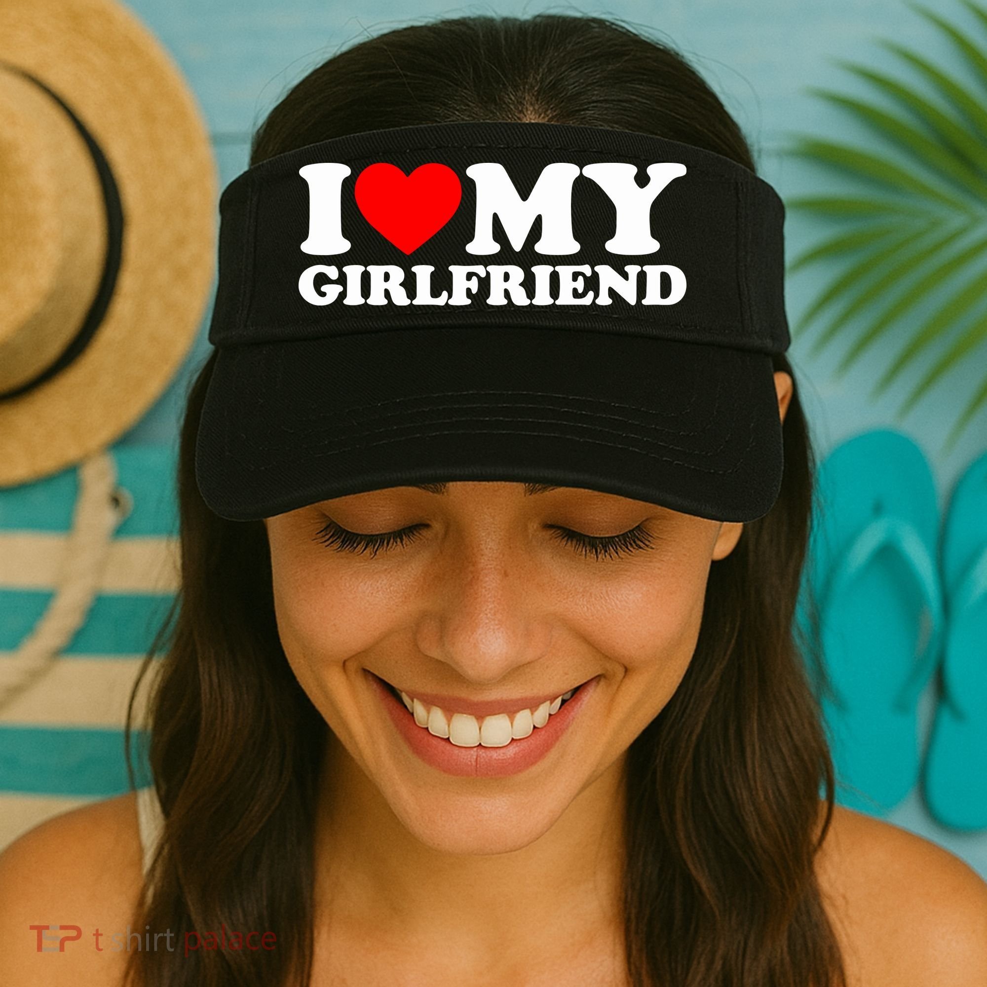 I Love My Girlfriend Visor