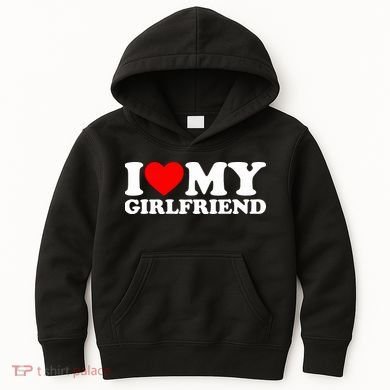 I Love My Girlfriend Kids Hoodie