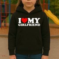 I Love My Girlfriend Kids Hoodie thumb 3