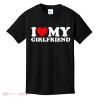 I Love My Girlfriend Kids T-Shirt thumb 0