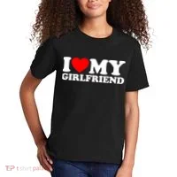 I Love My Girlfriend Kids T-Shirt thumb 2