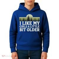 I Like My Girl A Little Bit Older Kids Hoodie thumb 4