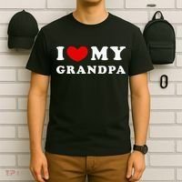 I Love My Grandpa I Heart My Grandpa T-Shirt thumb 6