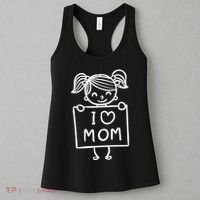 I Love Mom Daughter Gift Women's Tank Top thumb 3