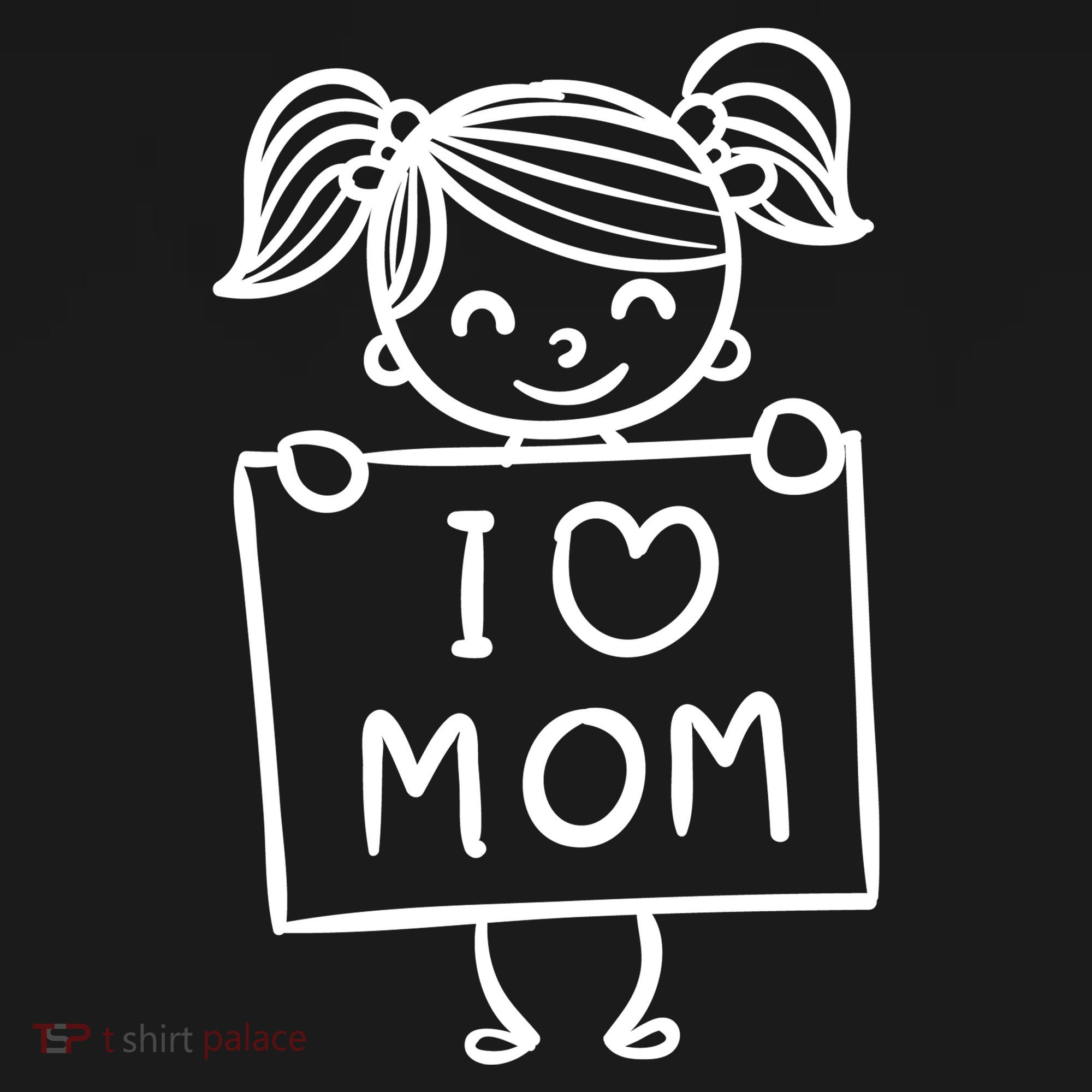 I Love Mom Daughter Gift Women's Tank Top