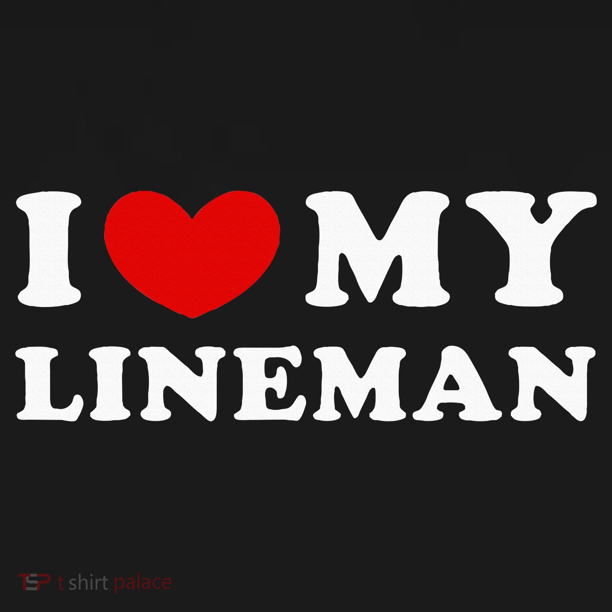 I Love My Lineman I Heart My Lineman Hoodie