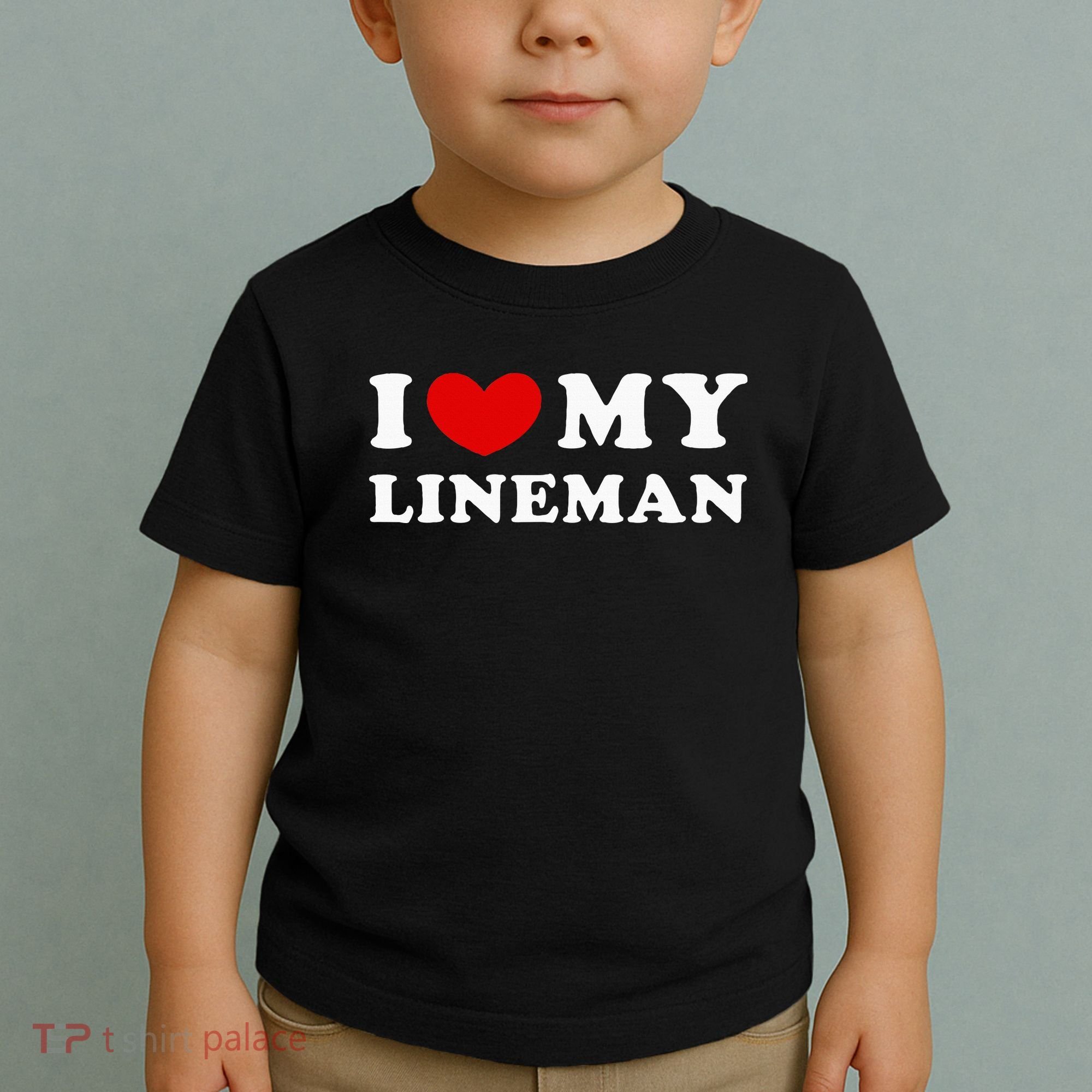 I Love My Lineman I Heart My Lineman Toddler T-Shirt