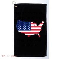 I LOVE MY WIFE MY COUNTRY AND GETTING PEGGED! Golf Towel thumb 0
