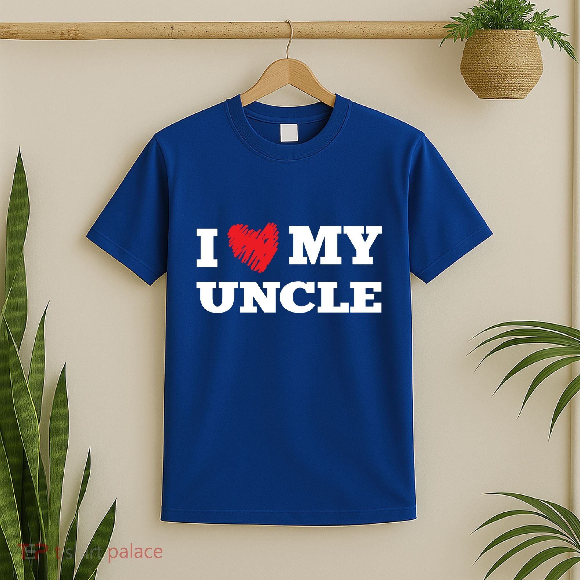 I Love My Uncle Favorite Family Member Valentines Oncle Cool Gift T-Shirt