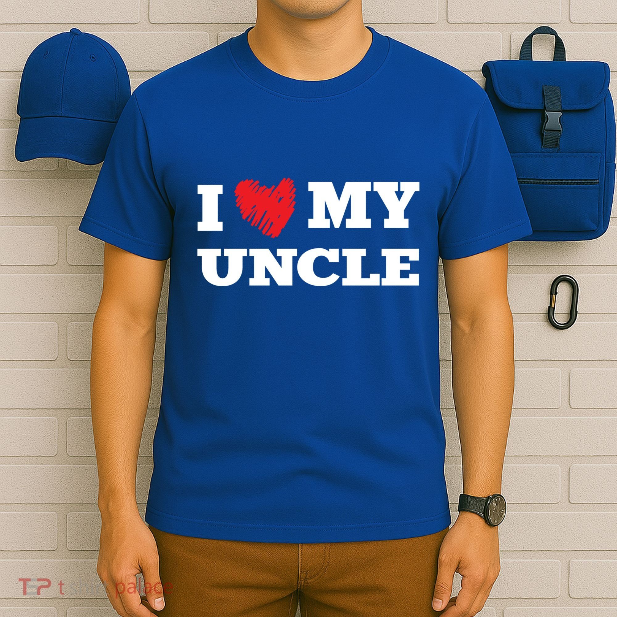 I Love My Uncle Favorite Family Member Valentines Oncle Cool Gift T-Shirt