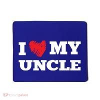 I Love My Uncle Favorite Family Member Valentines Oncle Cool Gift Mousepad thumb 0
