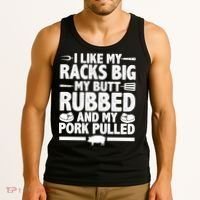 I Like My Butt Rubbed And My Pork Pulled Tank Top thumb 3