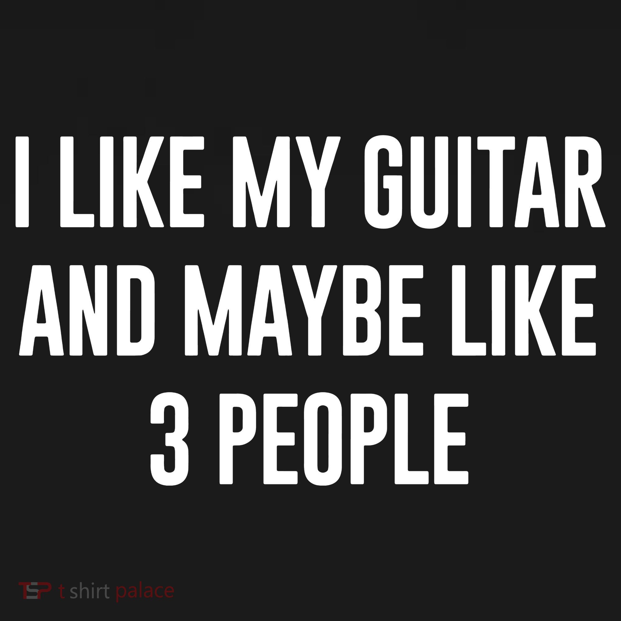 I Like My Guitar And Maybe Like 3 People Ornament