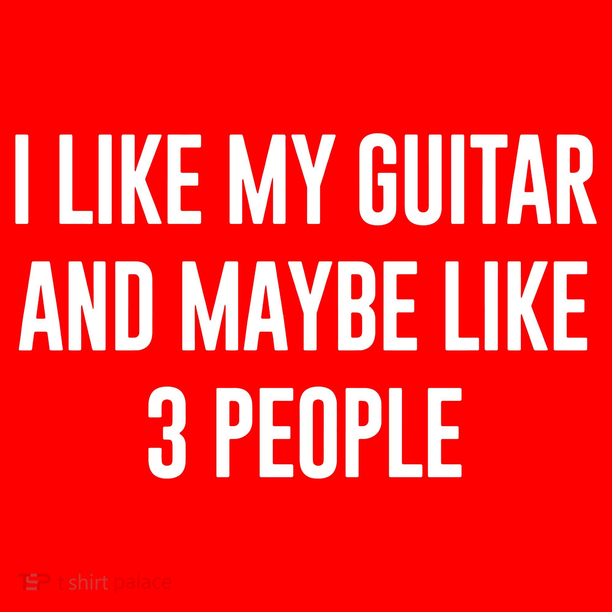 I Like My Guitar And Maybe Like 3 People Santa Hat