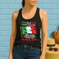 Italian Lives Matter Funny Italian Funny Italy Women's Tank Top thumb 2