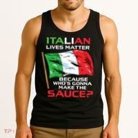 Italian Lives Matter Funny Italian Funny Italy Tank Top thumb 3