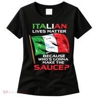 Italian Lives Matter Funny Italian Funny Italy Women's T-Shirt thumb 0