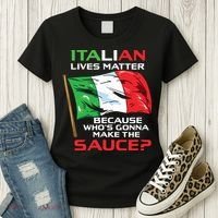 Italian Lives Matter Funny Italian Funny Italy Women's T-Shirt thumb 3