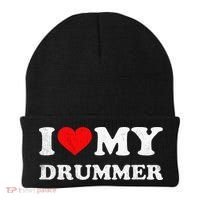 I Love My Drummer I Heart My Drummer Apparel Beanie thumb 0