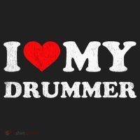 I Love My Drummer I Heart My Drummer Apparel Beanie thumb 2