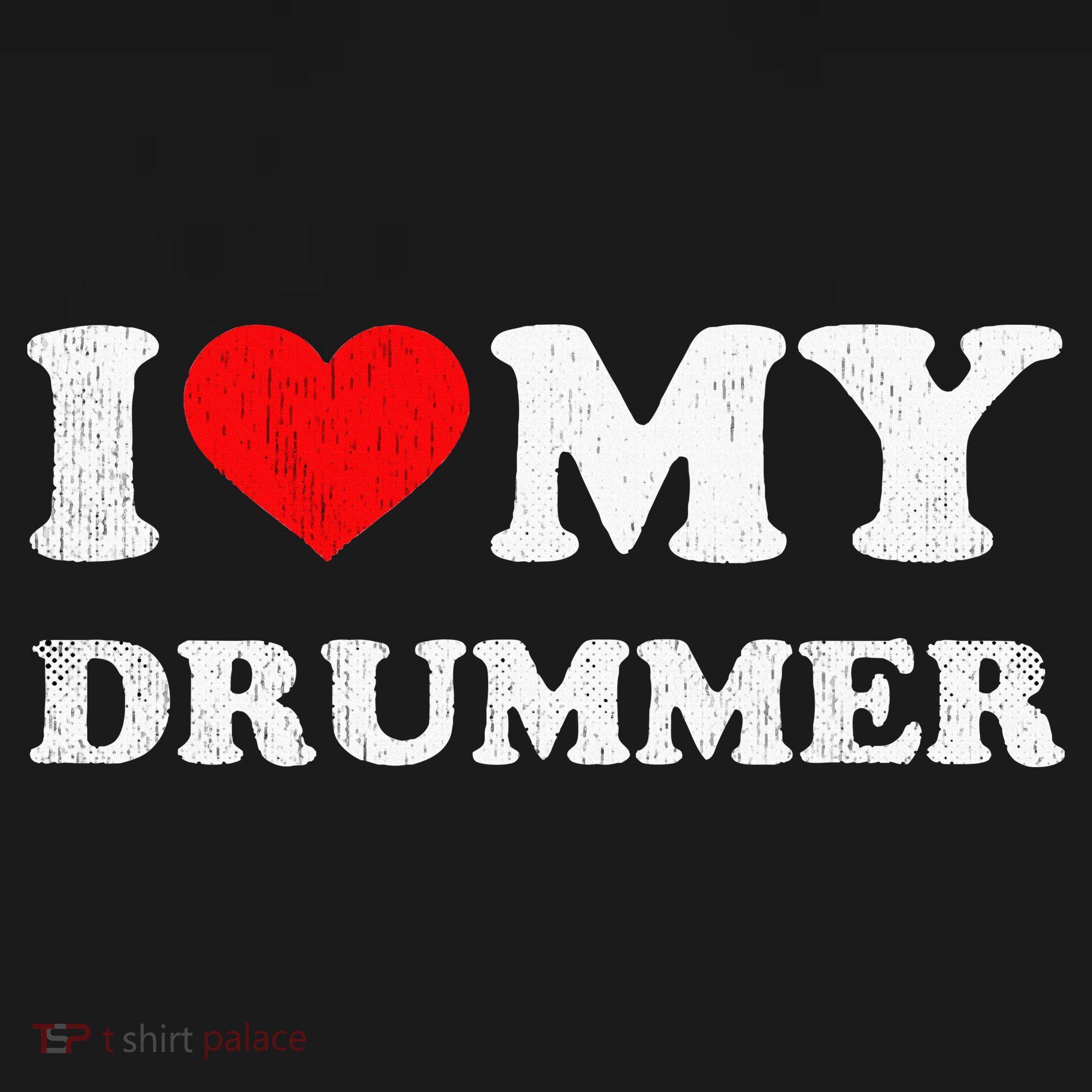 I Love My Drummer I Heart My Drummer Apparel Women's Hoodie