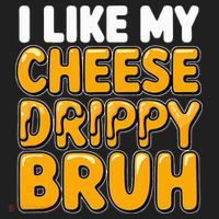 I Like My Cheese Drippy Bruh Pop Culture Beanie thumb 2