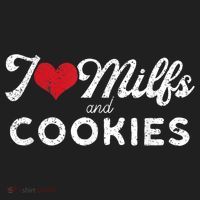 I Love Milfs And Cookies Gift Funny Cougar Lover Joke Gift Women's Sweatshirt thumb 2