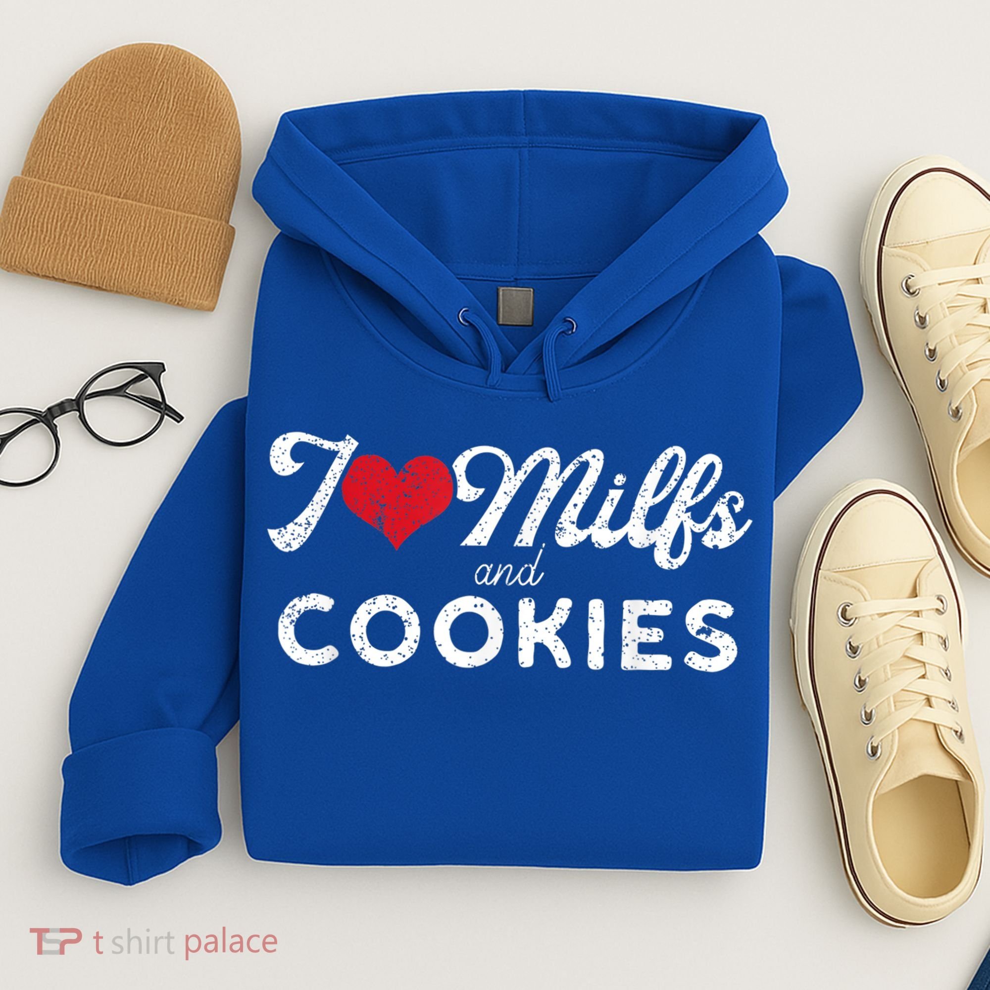 I Love Milfs And Cookies Gift Funny Cougar Lover Joke Gift Hoodie