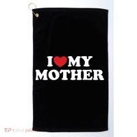 I Love My Mother Golf Towel thumb 0