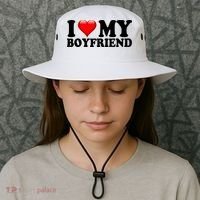 I Love My Boyfriend Bucket Hat thumb 3