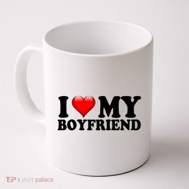 I Love My Boyfriend Coffee Mug