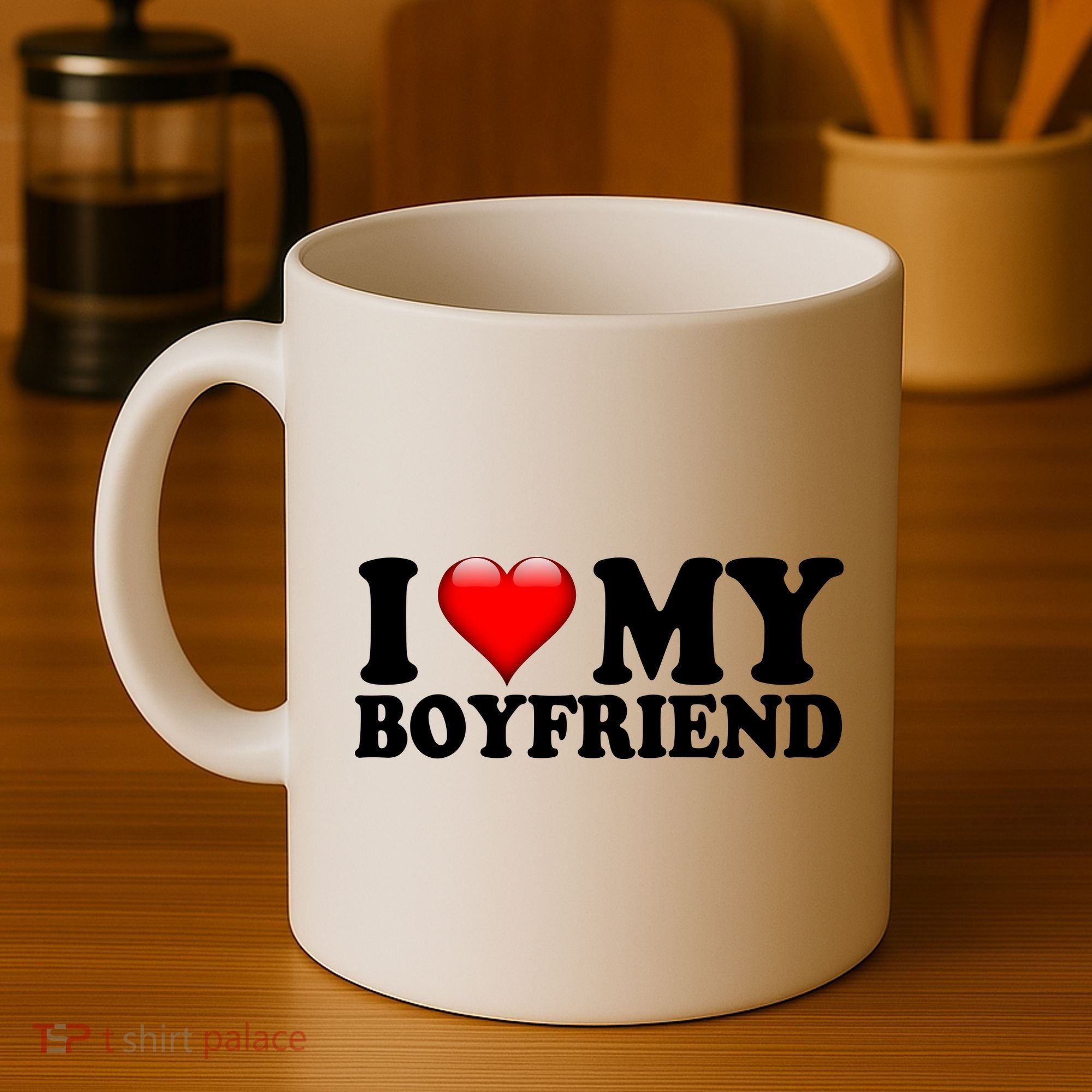 I Love My Boyfriend Coffee Mug